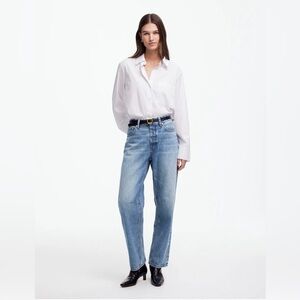 Madewell The Darted Barrel Leg Women's Jeans Dobbins Wash 27